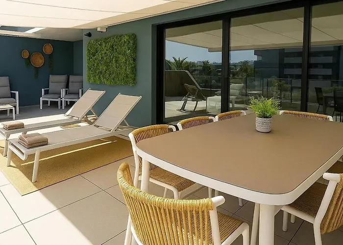 Lägenhet Neue In Andalusien An Der Costa Del Sol - Boho Style - 40 Qm Terrasse, 3-bedroom, Pool, Gym, Work Lounge