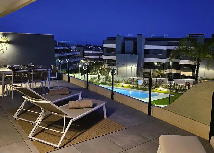 Neue In Andalusien An Der Costa Del Sol - Boho Style - 40 Qm Terrasse, 3-bedroom, Pool, Gym, Work Lounge * Estepona