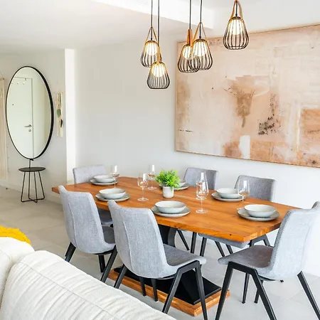 Neue In Andalusien An Der Costa Del Sol - Boho Style - 40 Qm Terrasse, 3-bedroom, Pool, Gym, Work Lounge 公寓 *