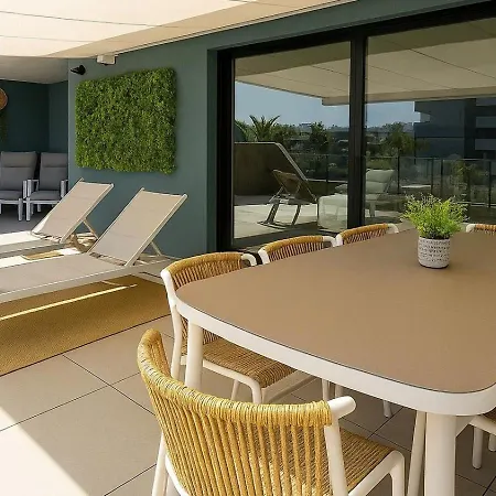 公寓 Neue In Andalusien An Der Costa Del Sol - Boho Style - 40 Qm Terrasse, 3-bedroom, Pool, Gym, Work Lounge