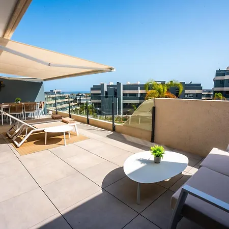 Appartement Neue In Andalusien An Der Costa Del Sol - Boho Style - 40 Qm Terrasse, 3-bedroom, Pool, Gym, Work Lounge