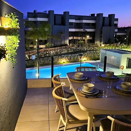 Neue In Andalusien An Der Costa Del Sol - Boho Style - 40 Qm Terrasse, 3-bedroom, Pool, Gym, Work Lounge 公寓